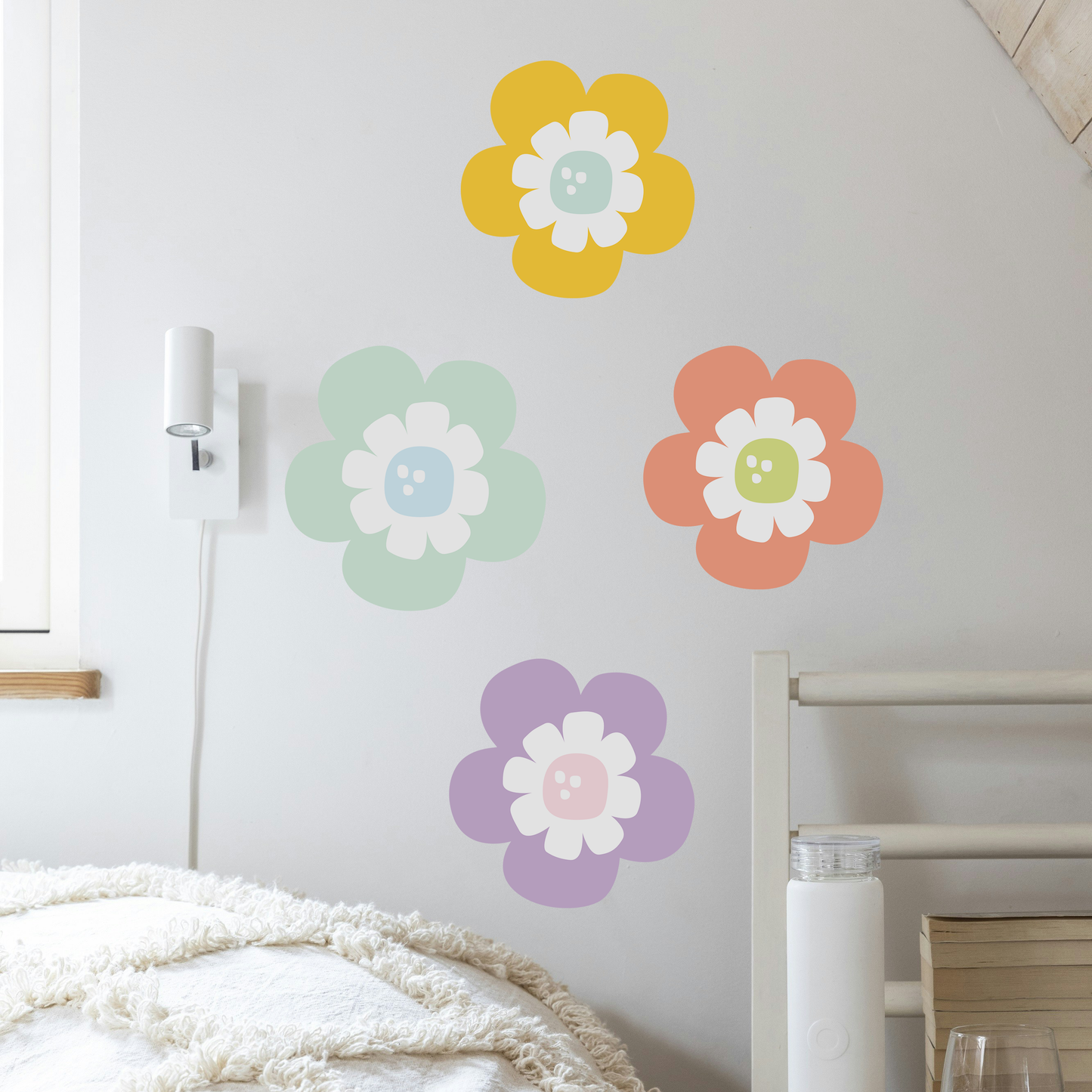 Multi Flower Wall Decal