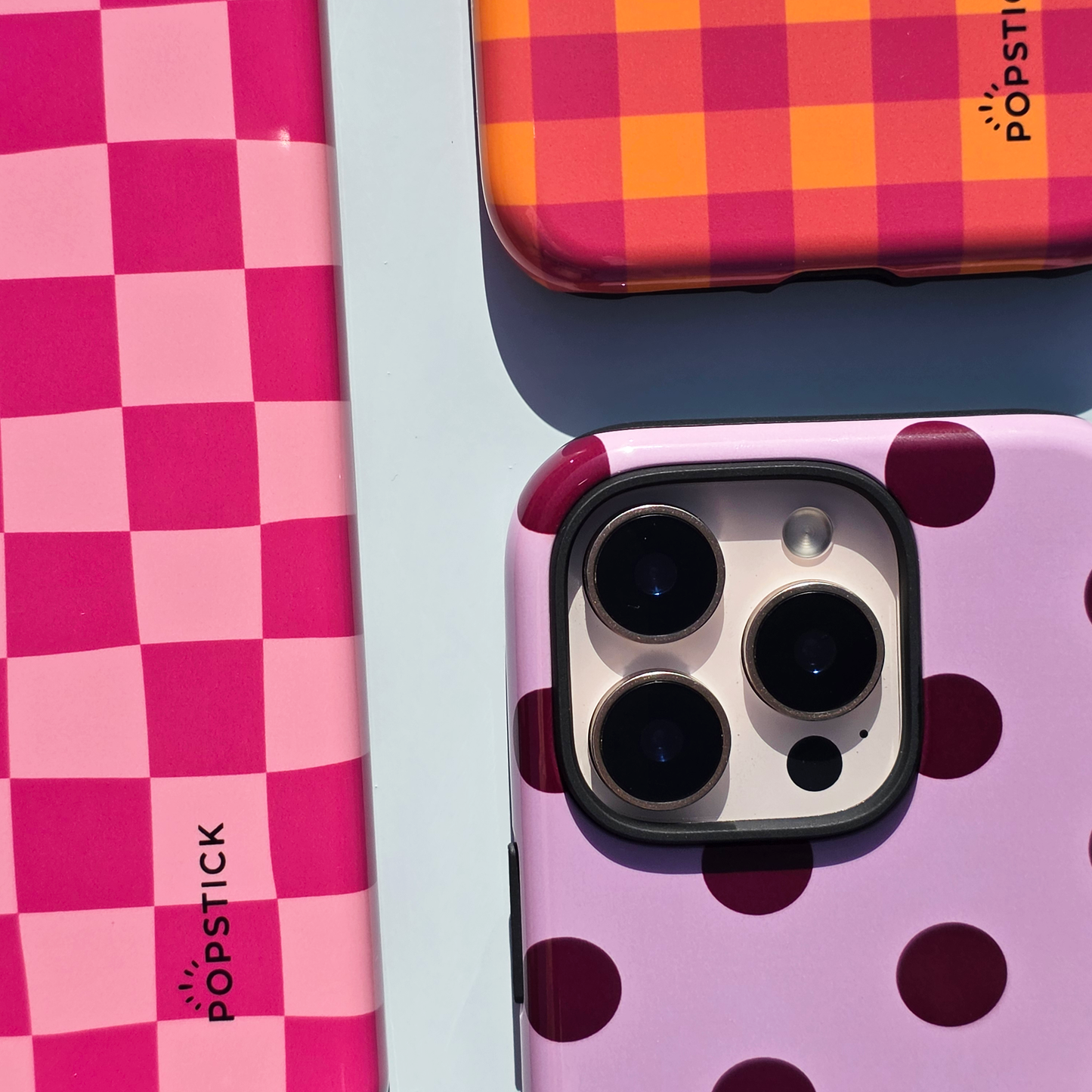 Cherry Checkmate Phone Case