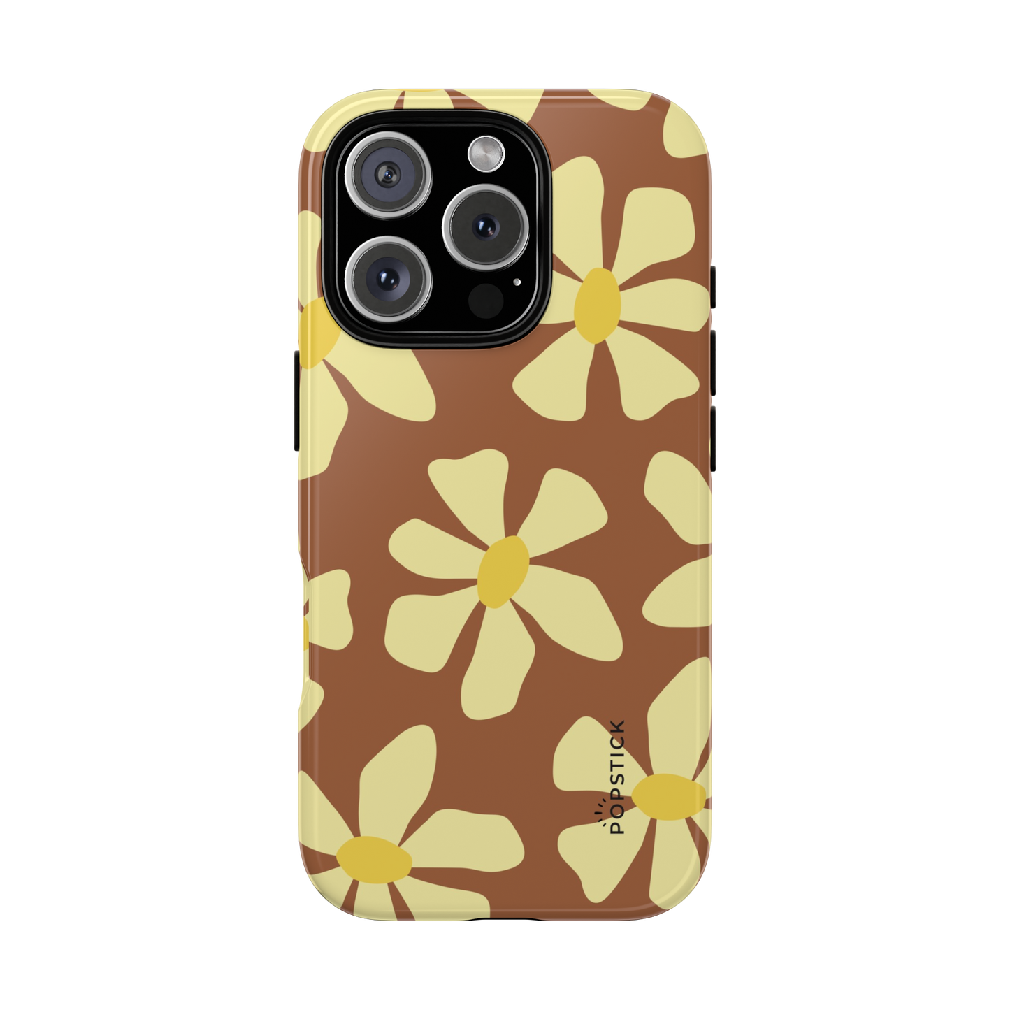 Vintage Flowers Yellow Phone Case