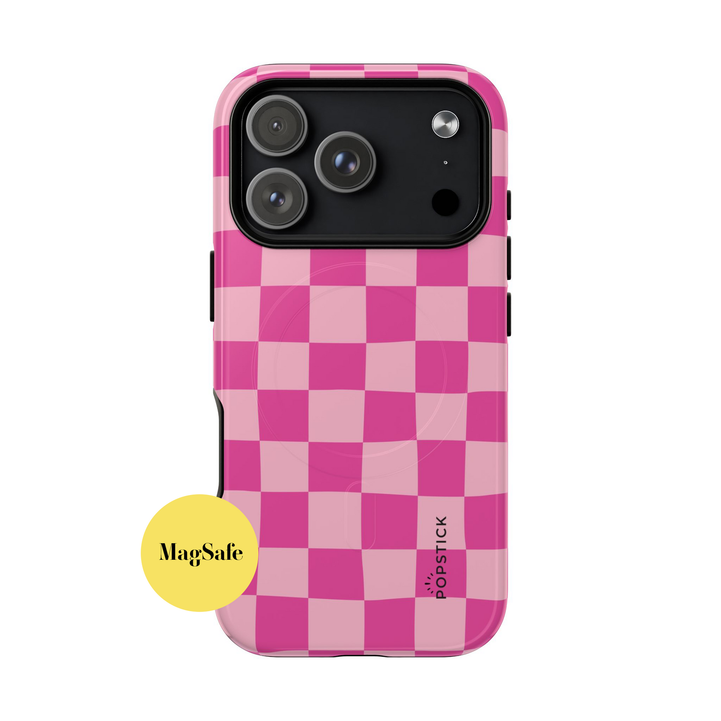 Cherry Checkmate Phone Case - MagSafe