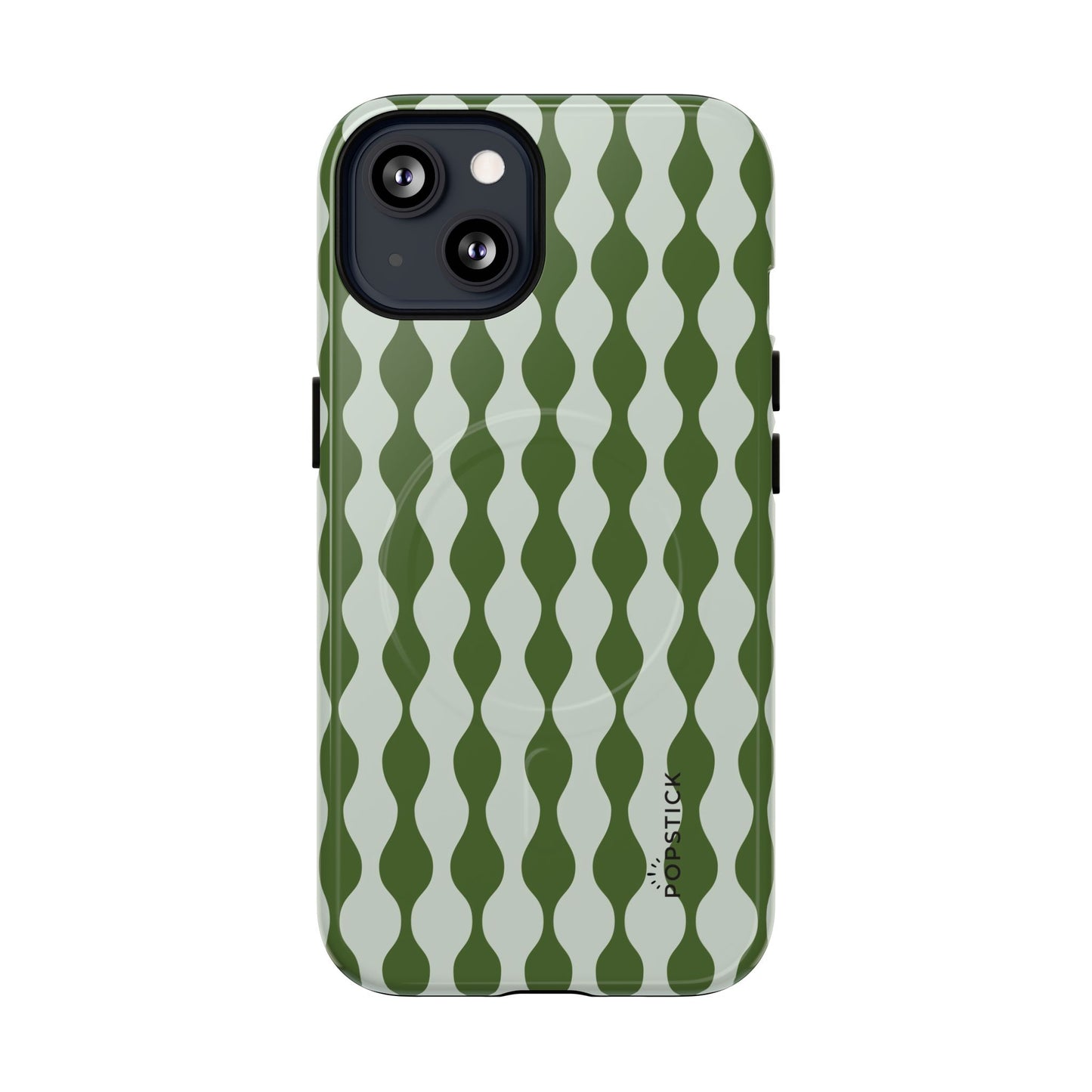 Wavy Baby Green Phone Case - MagSafe