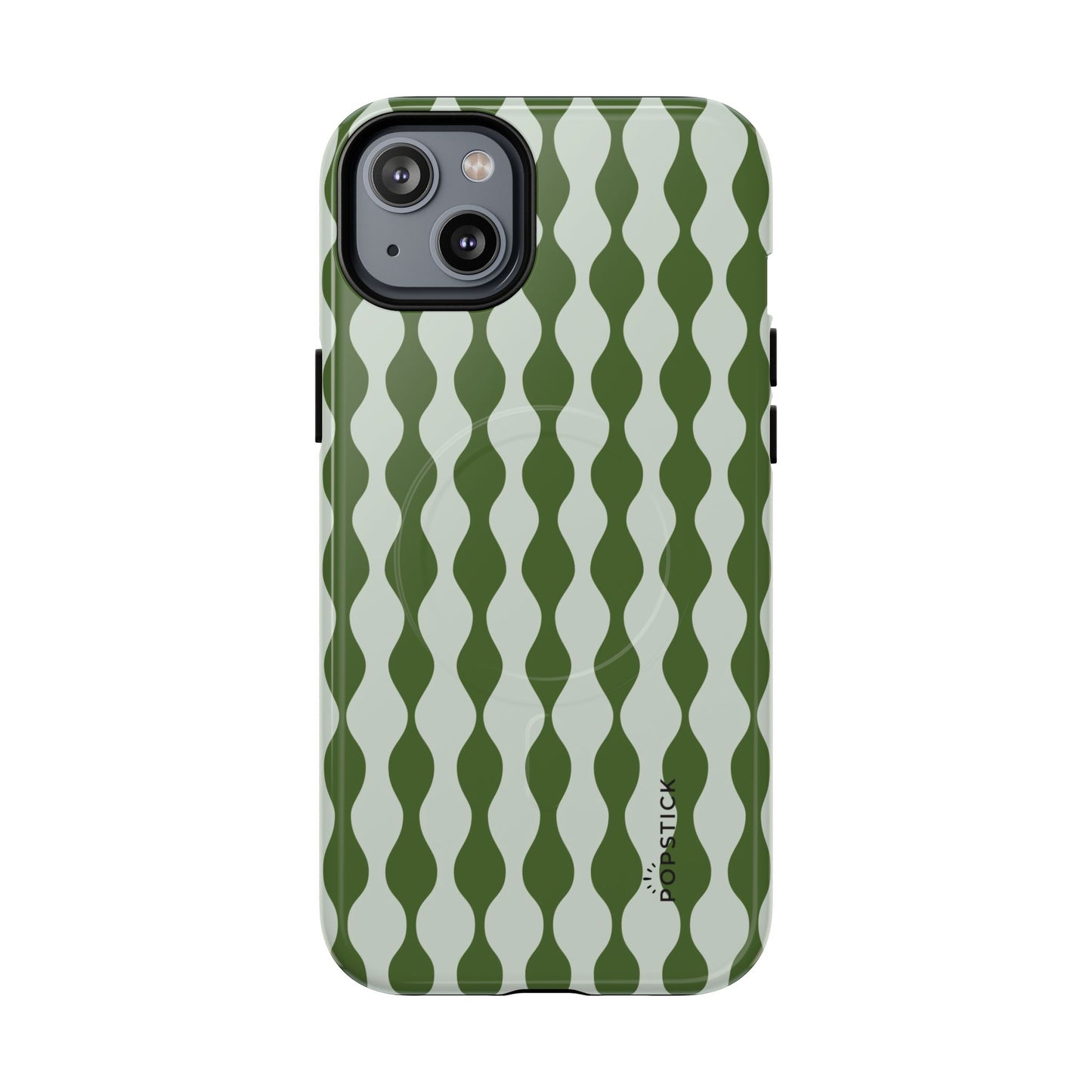Wavy Baby Green Phone Case - MagSafe