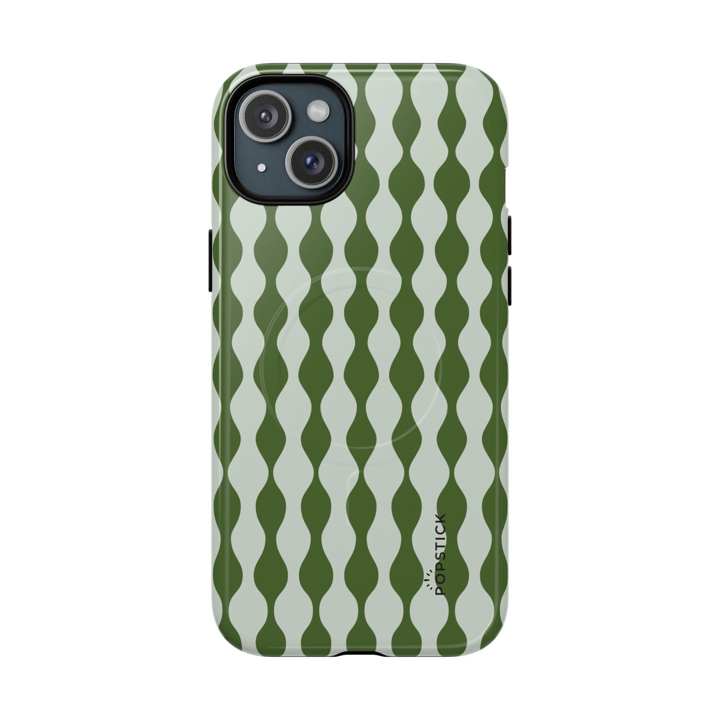 Wavy Baby Green Phone Case - MagSafe