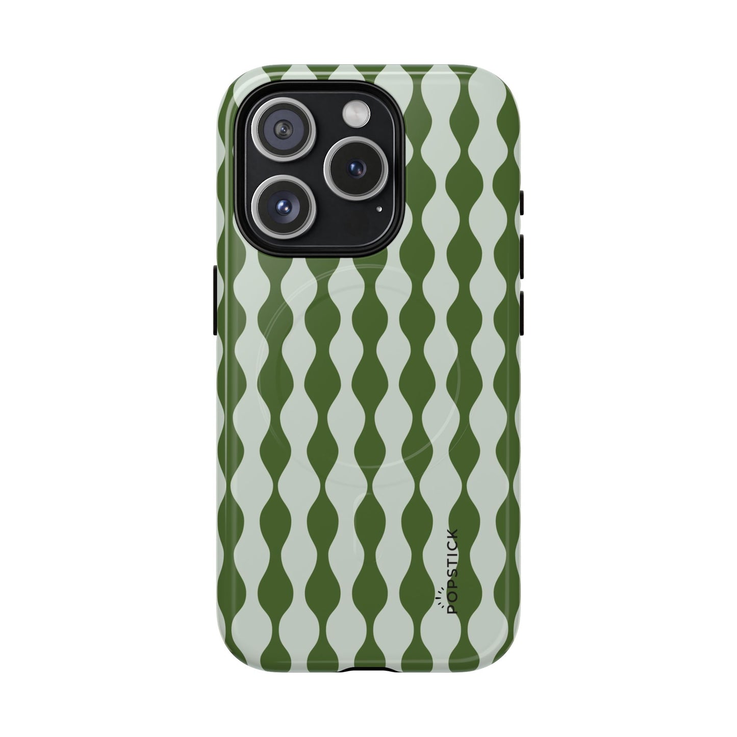 Wavy Baby Green Phone Case - MagSafe