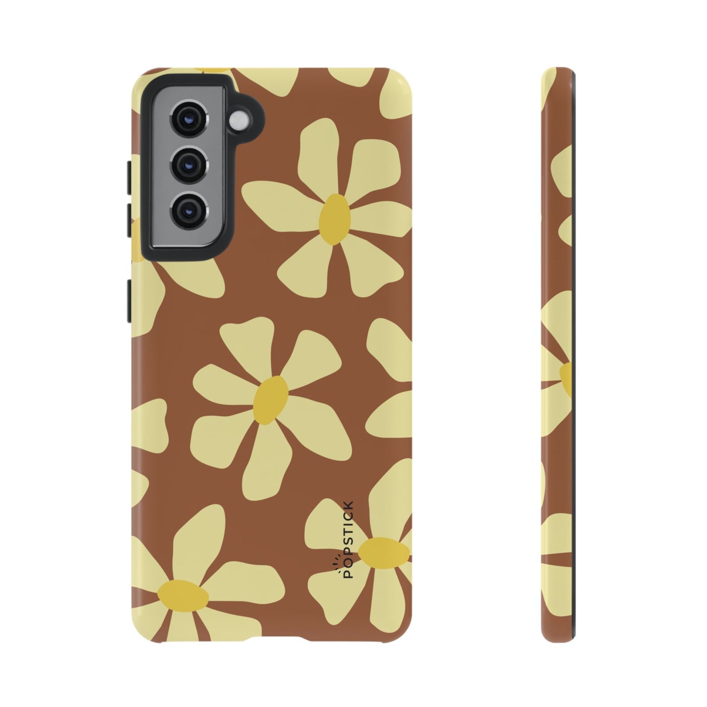 Vintage Flowers Yellow Phone Case