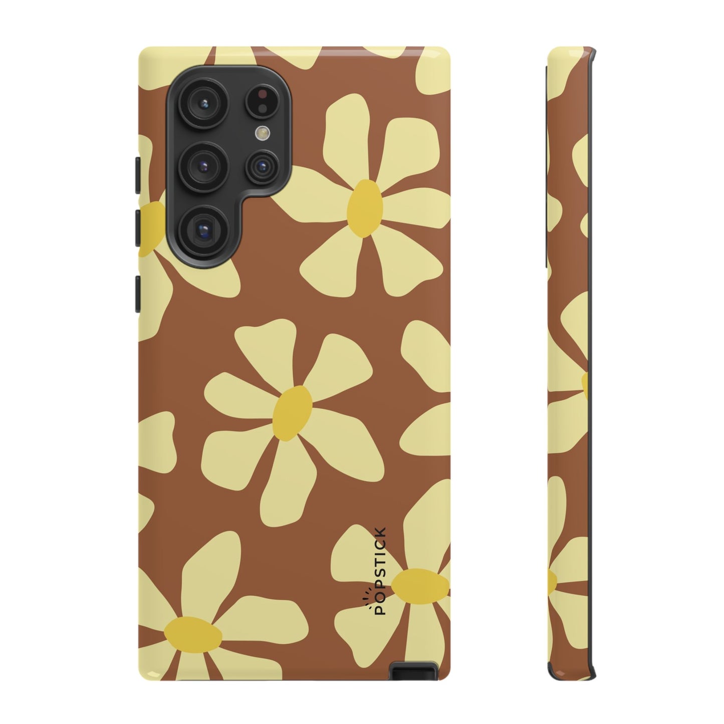 Vintage Flowers Yellow Phone Case