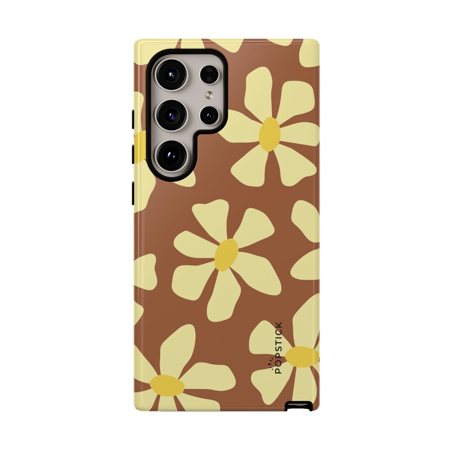 Vintage Flowers Yellow Phone Case