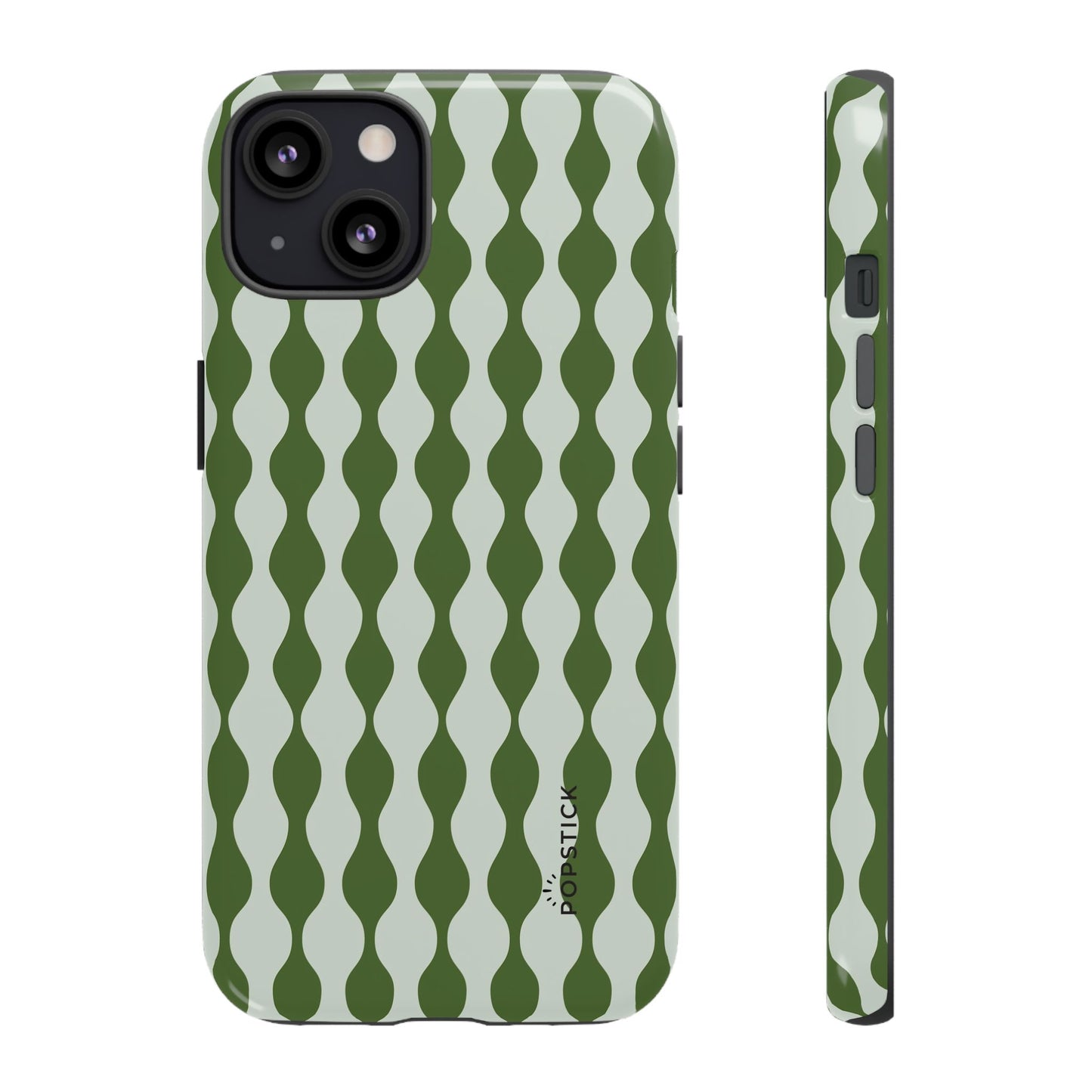 Wavy Baby Green Phone Case