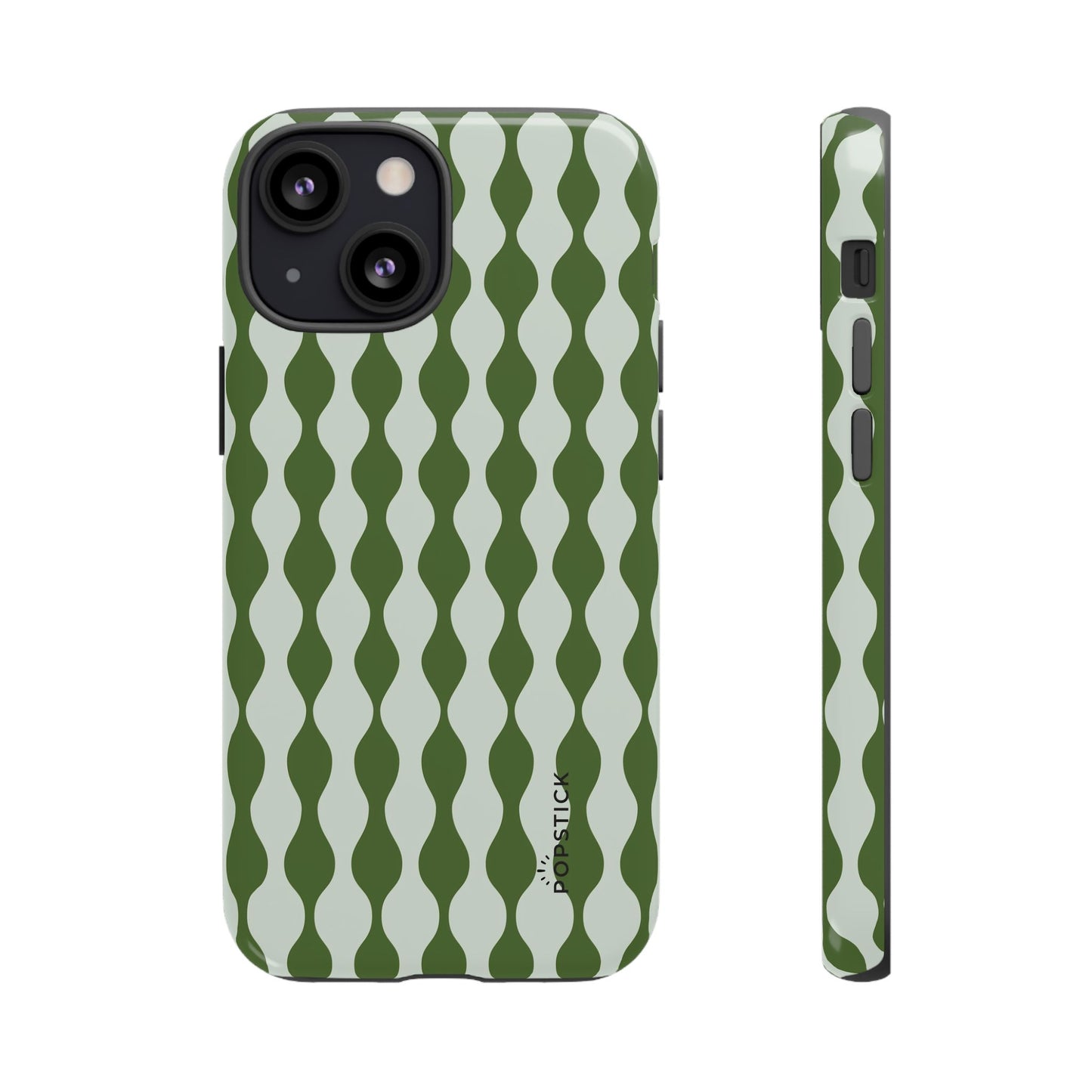 Wavy Baby Green Phone Case