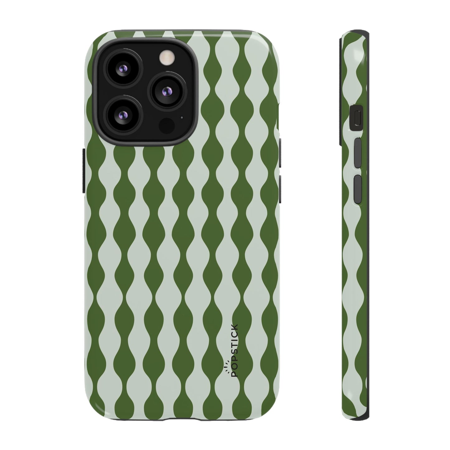 Wavy Baby Green Phone Case