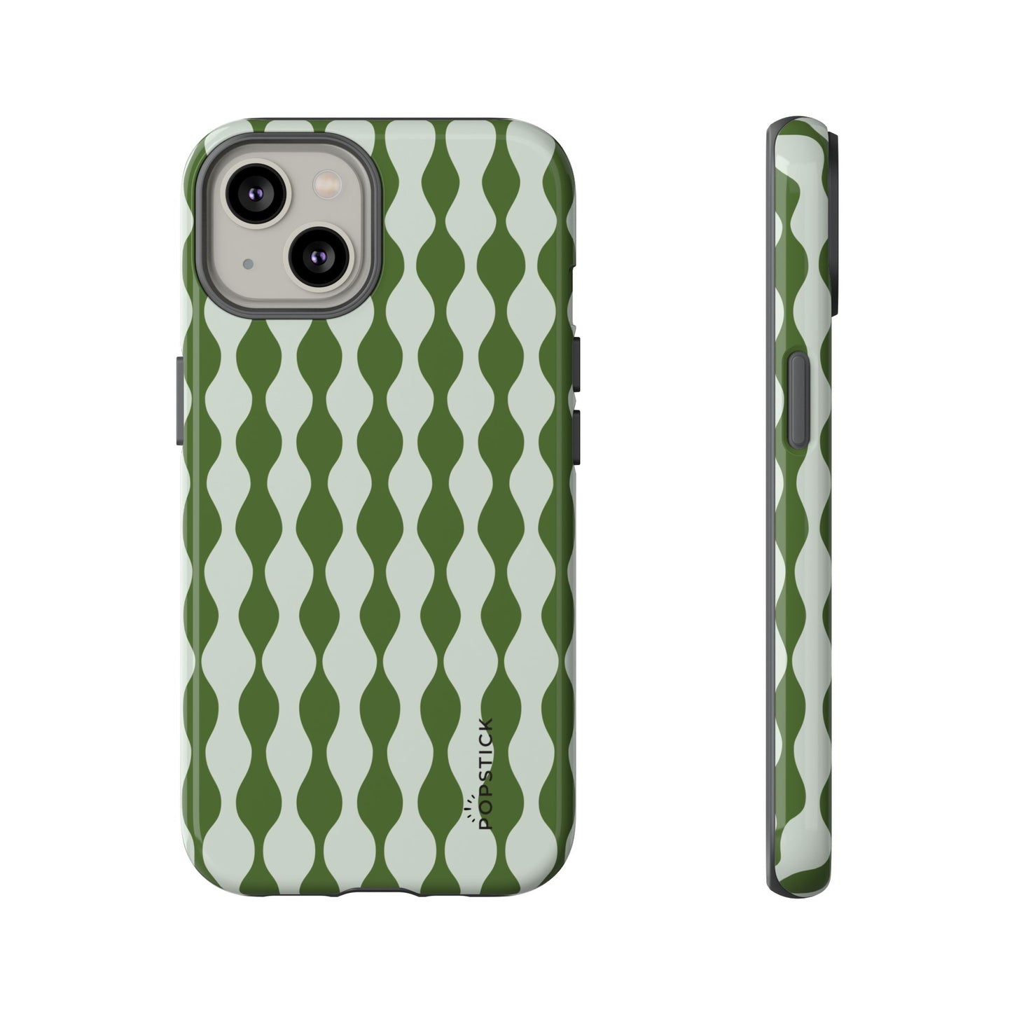 Wavy Baby Green Phone Case