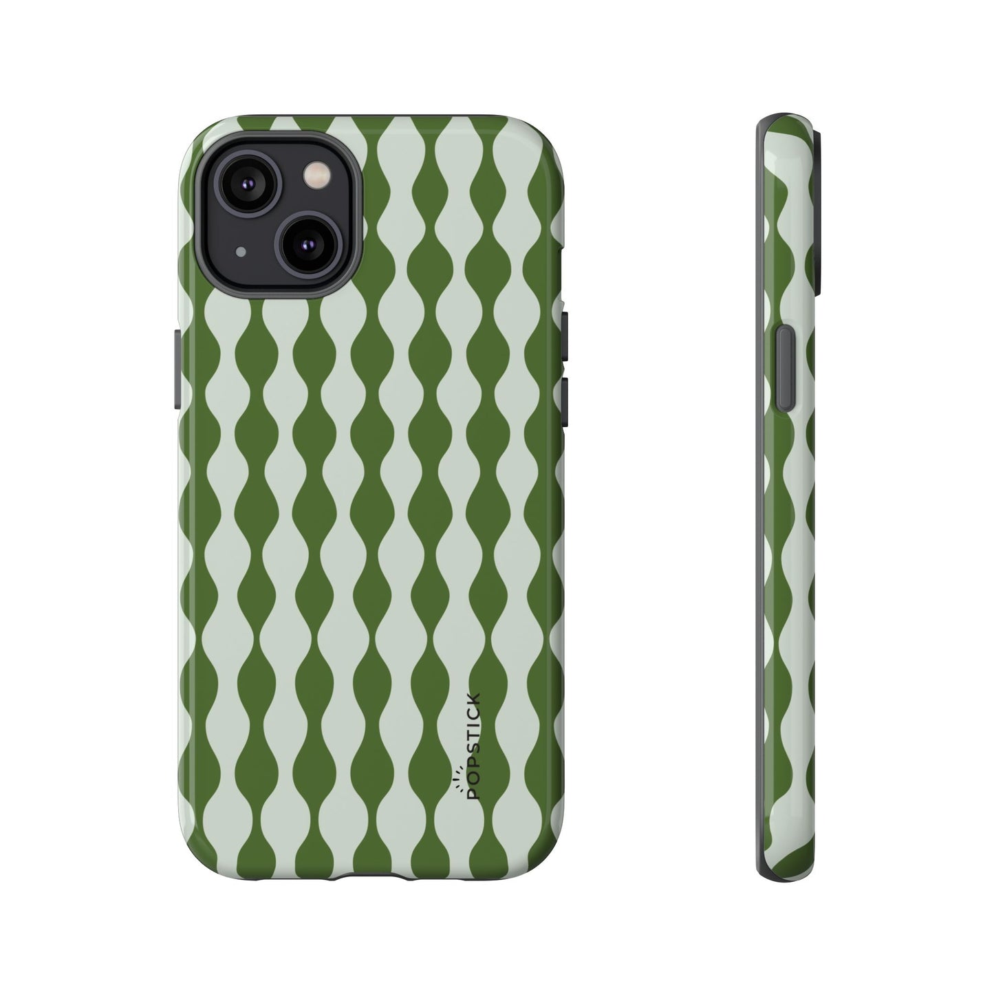 Wavy Baby Green Phone Case